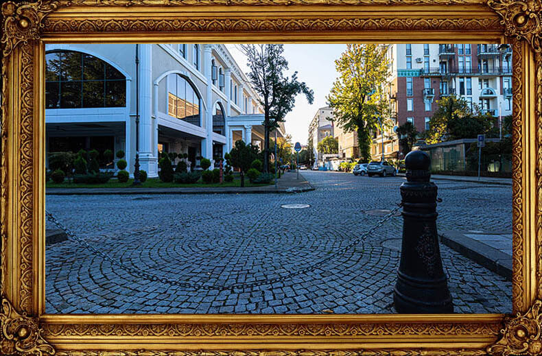 Collect of the views of the city of Batumi.