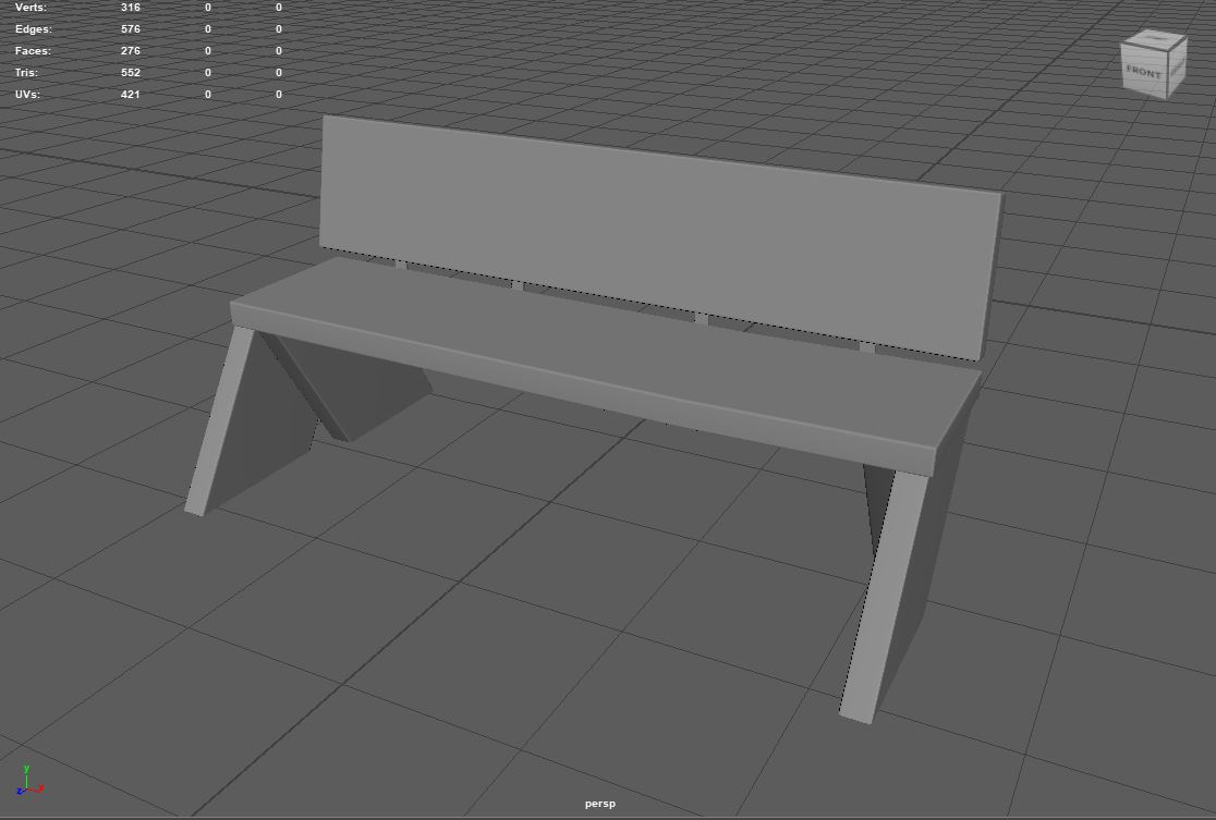 Wooden Bench