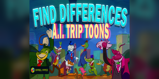 Cover image for Find Differences - A.I. Trip Toons