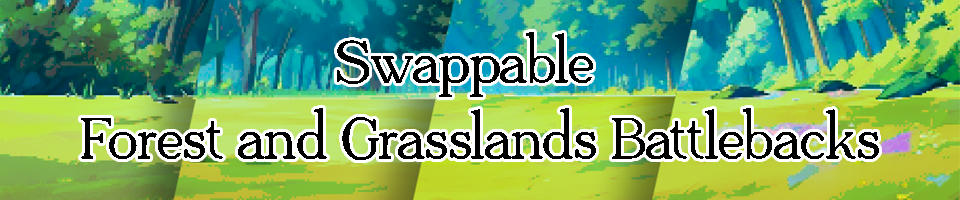 12 Swappable Forest and Grasslands Battlebacks