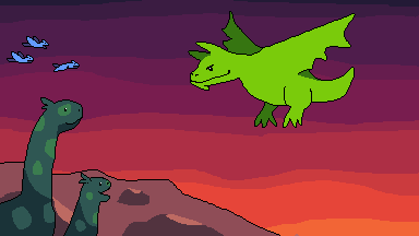 Dragons VS Dinosaurs - Endless Scroller Prototype