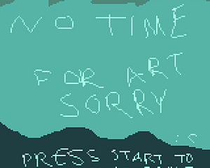 No time for art sorry (Music Cart)