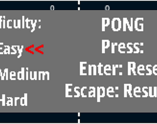 Pong 2D