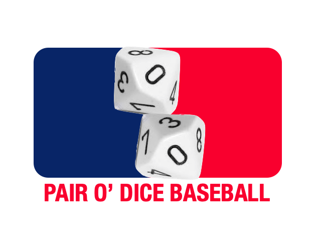 Play Ball! Pair o' Dice Releases! - Pair o' Dice Baseball by Joe P Shoulak
