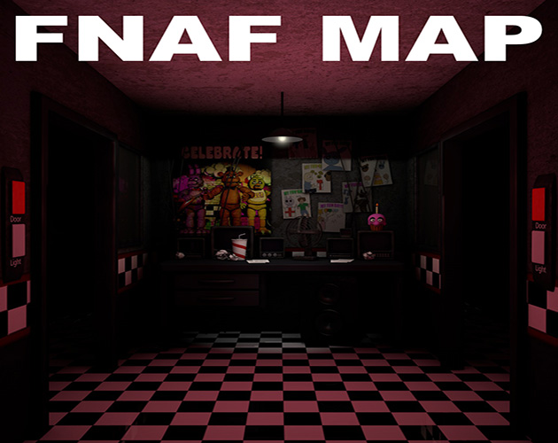 BunnySprite on X: Fnaf 1 map #fnaf #fnaf1