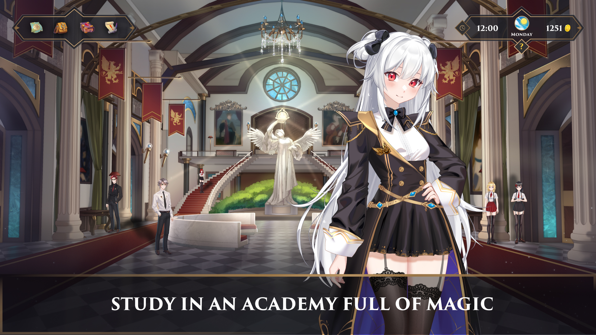 Anime academy dating sim porn game
