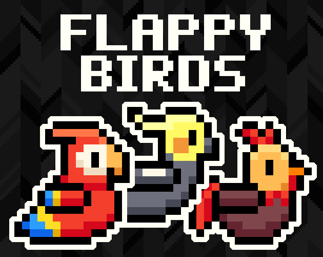 Pixel Flappy Birds [16x16px] by Brysia