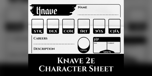 Cover image for Knave 2e Character Sheet (unofficial)
