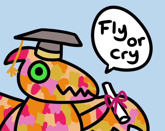 Cover image for Pterodactyl School: Fly or Cry