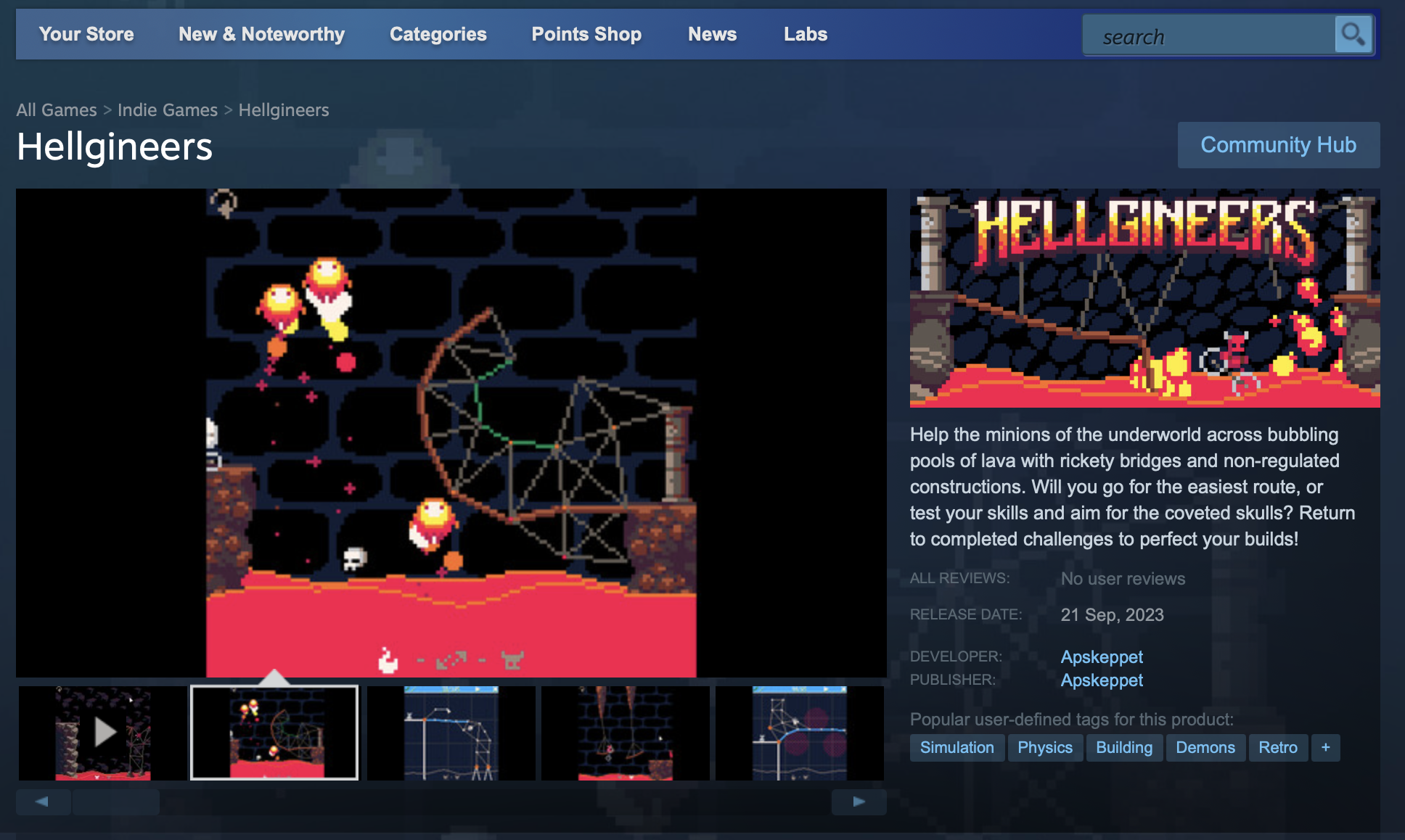 Hellgineers coming to Steam - Hellgineers by Johan Peitz