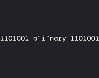 b"i"nary