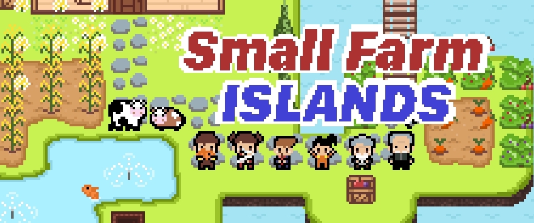 Pixel Art - Small Farm Islands - Pixel Art Aseprite Assets - Pixel Art Characters 16x16px