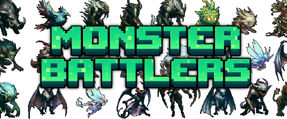 24 Monster Battlers Pack 128x128
