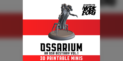 Cover image for Ossarium Vol. 1 - 3D Printable Minis