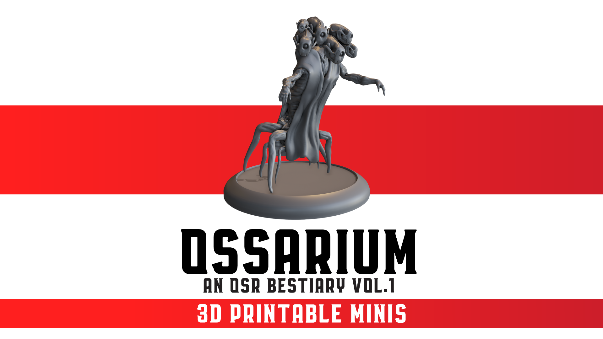 Ossarium Vol. 1 - 3D Printable Minis
