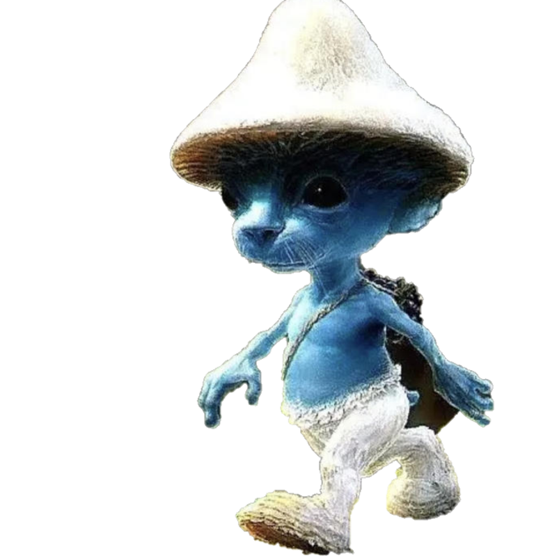 Smurf Cat by darw_x