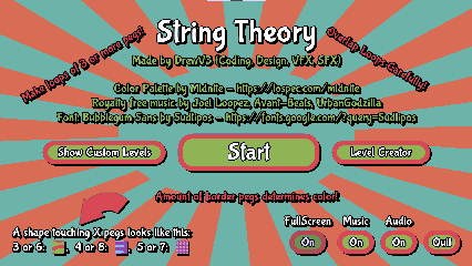 String Theory (Jam Version) by DrewV for VimJam 4: Checkpoints (8 Bits ...