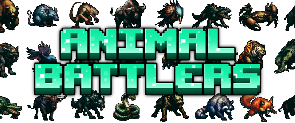 24 Animal Battlers Pack 128x128