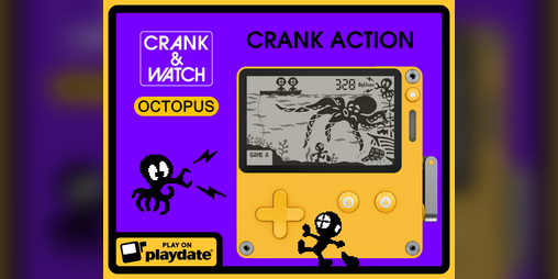 Cover image for Crank & Watch: Octopus (Playdate)
