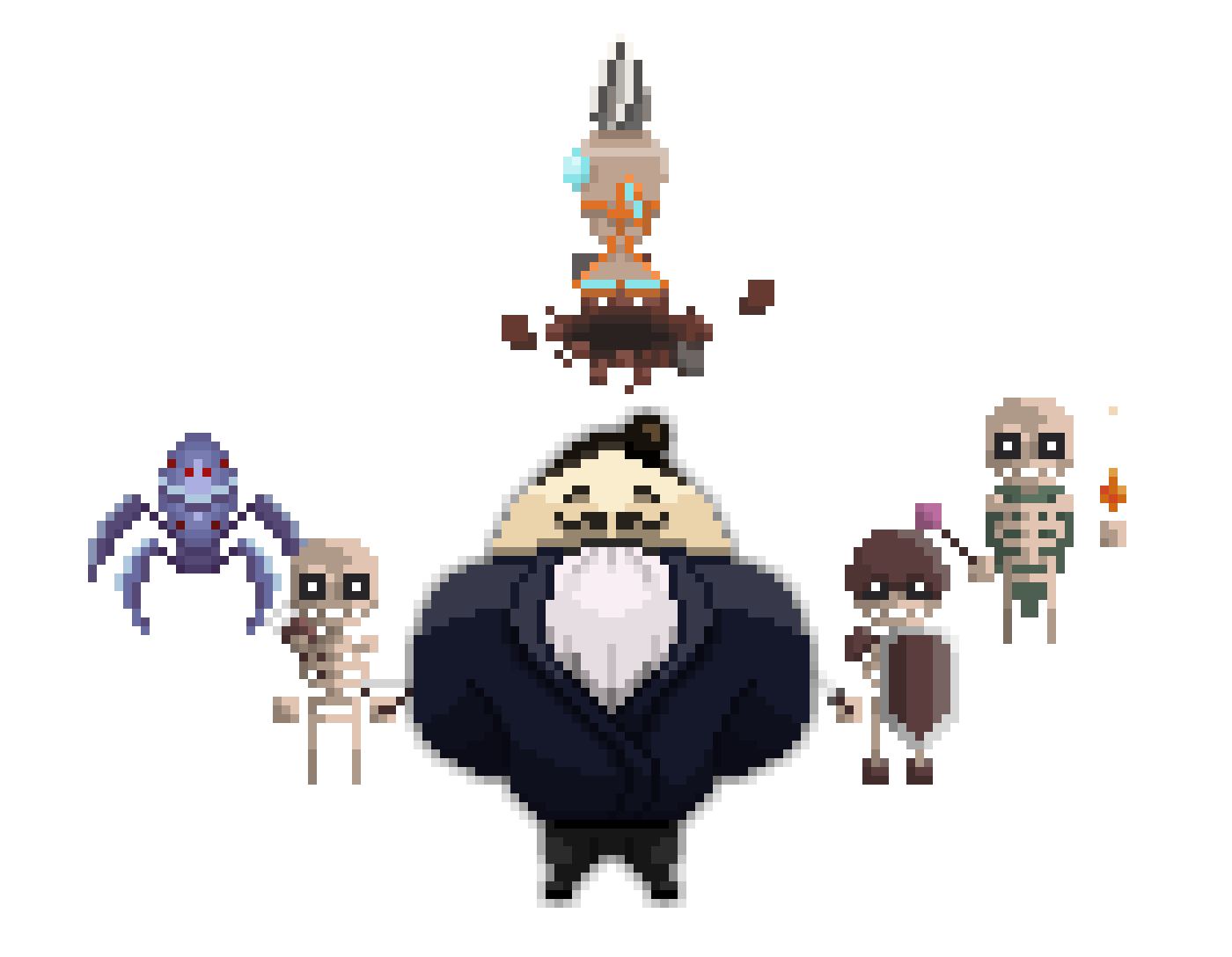 Top-Down Dungeon Crawler Enemies