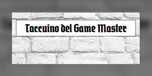 Cover image for Il taccuino del Game Master