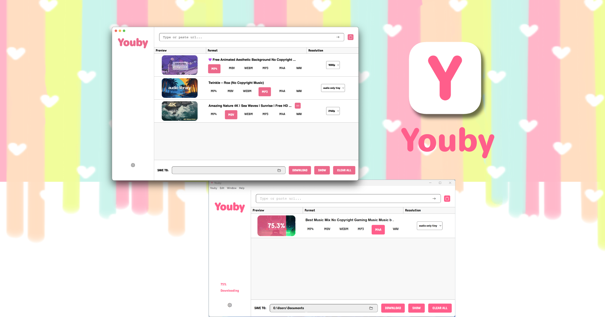Youby - YouTube Downloader and Converter