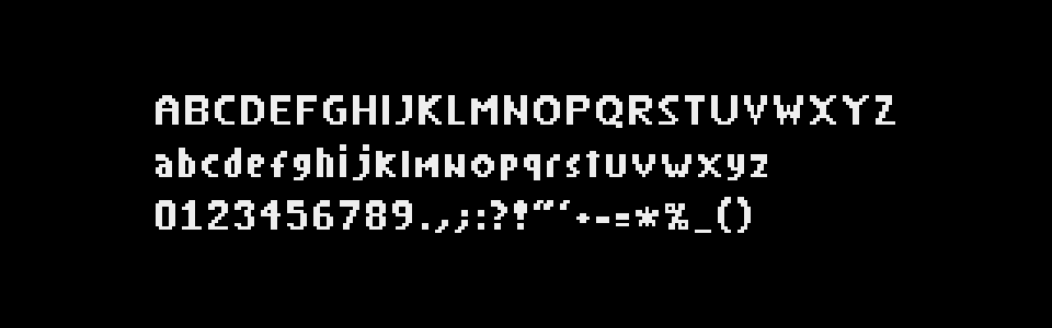 Pixel Font - HOLOTYPE