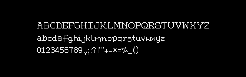 Pixel Font - CORSET
