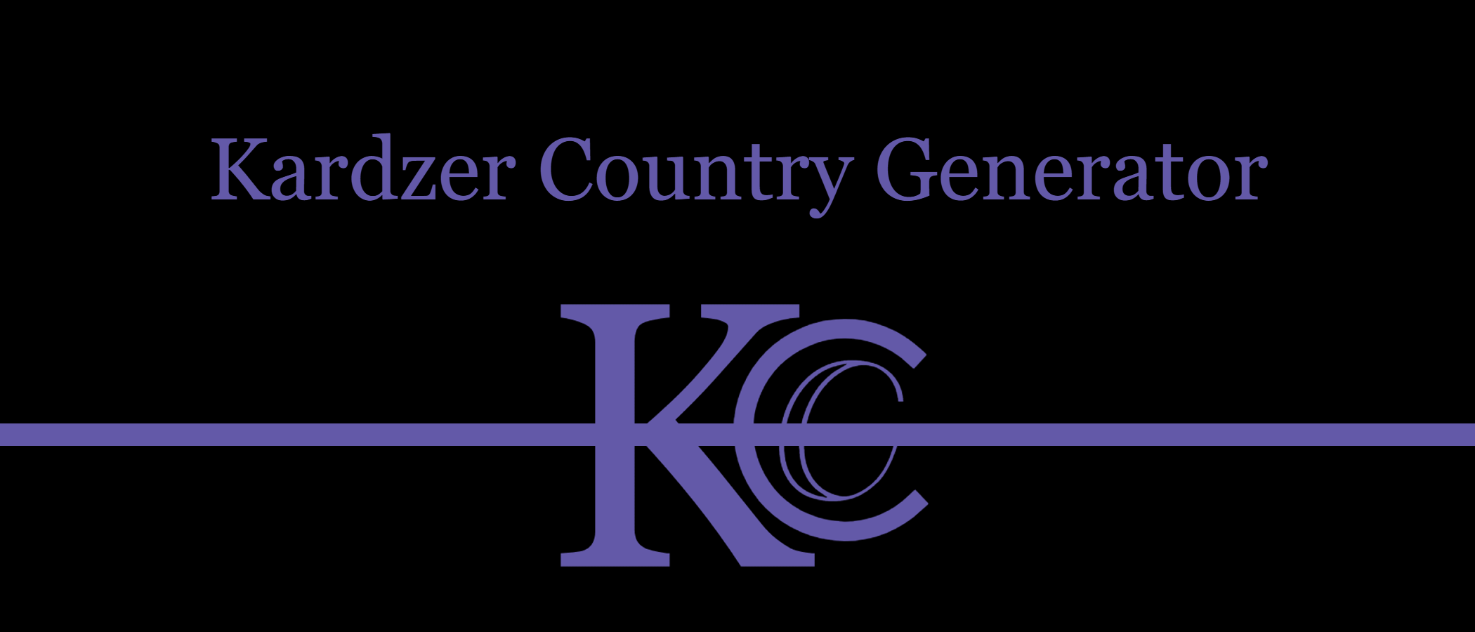 Kardzer Country Generator