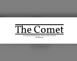The Comet: An Armour Astir Advent Playbook   - playbook 