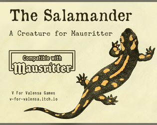 The Salamander | A Creature For Mausritter  