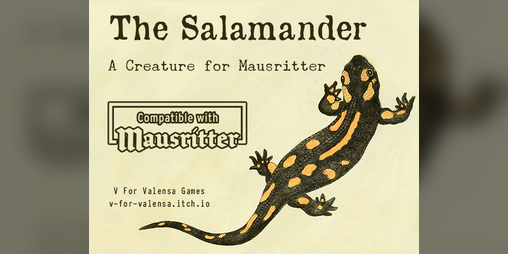 Cover image for The Salamander | A Creature For Mausritter