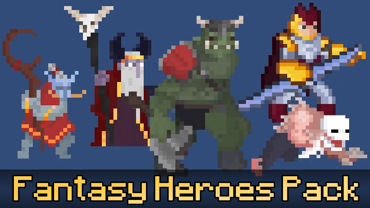 Fantasy Heroes Pixel Pack 1