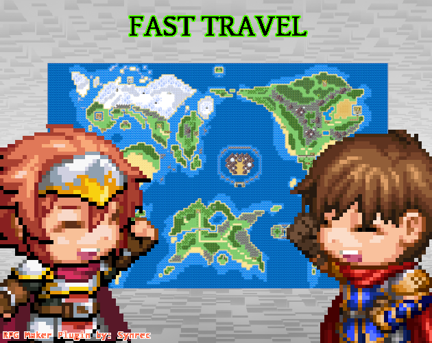 RPG Maker MV MZ Fast Travel Map Maker By Synrec   MrgBRg 