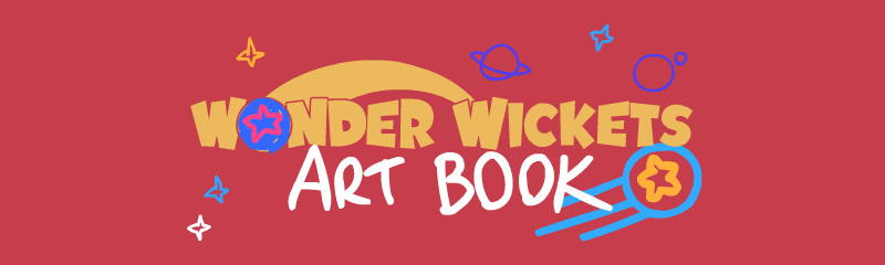 Wonder Wickets Art Book