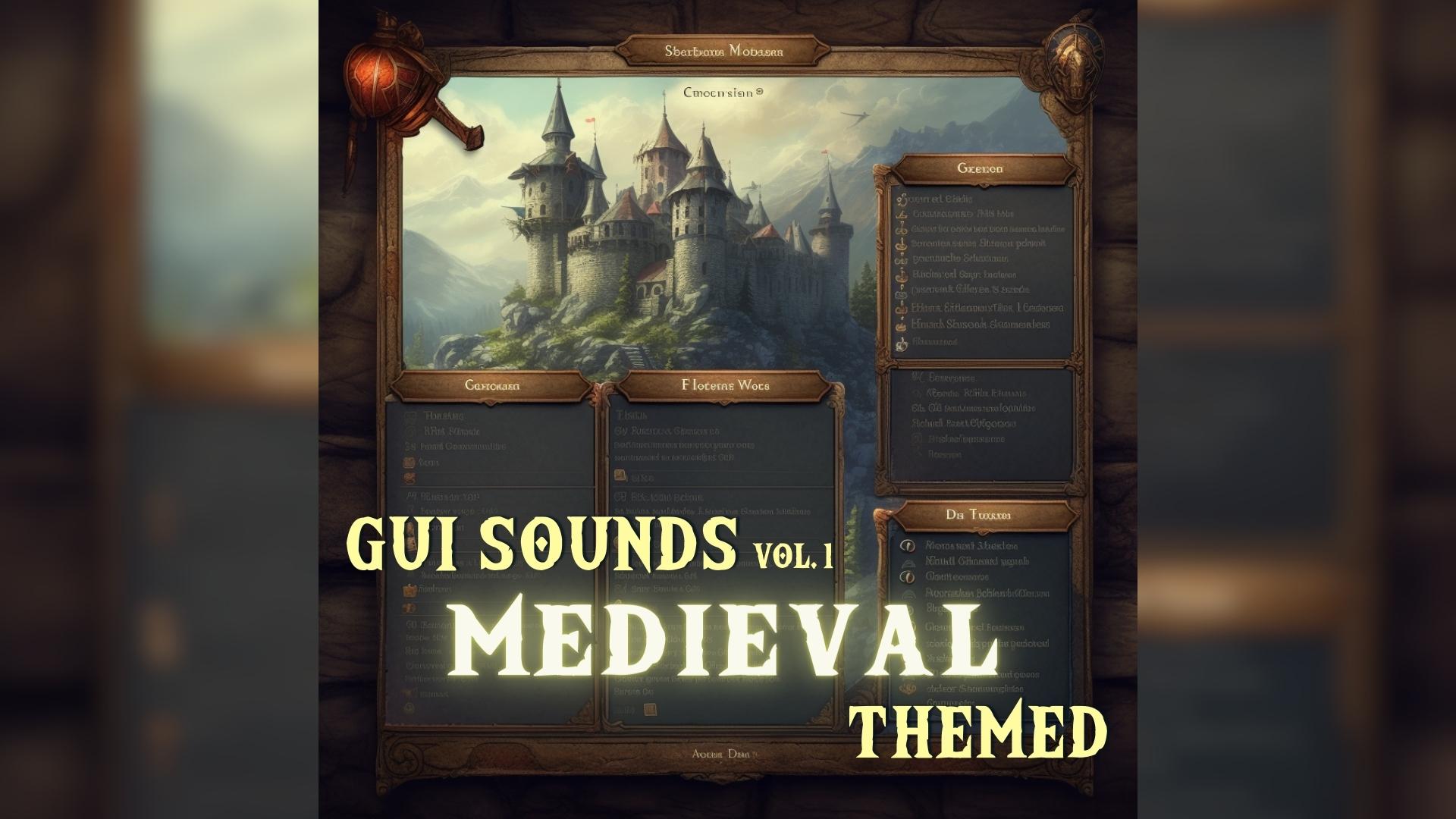 User Interface SFX Vol 1. - Medieval RPG GUI Sounds