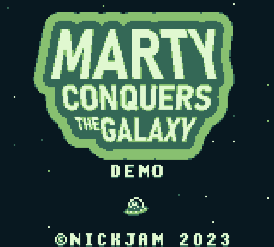 Cover image for Marty Conquers the Galaxy *DEMO*
