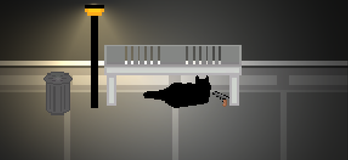 The simple game of Cat and Mouse with a side of guns and some rain at night.