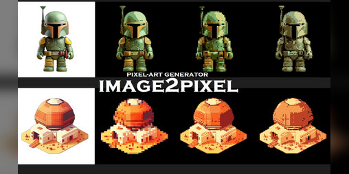 Cover image for Image2pixel - Easy Pixel Art Generator