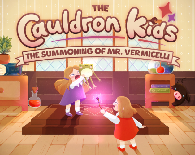 Cover image for The Cauldron Kids: The Summoning of Mr Vermicelli