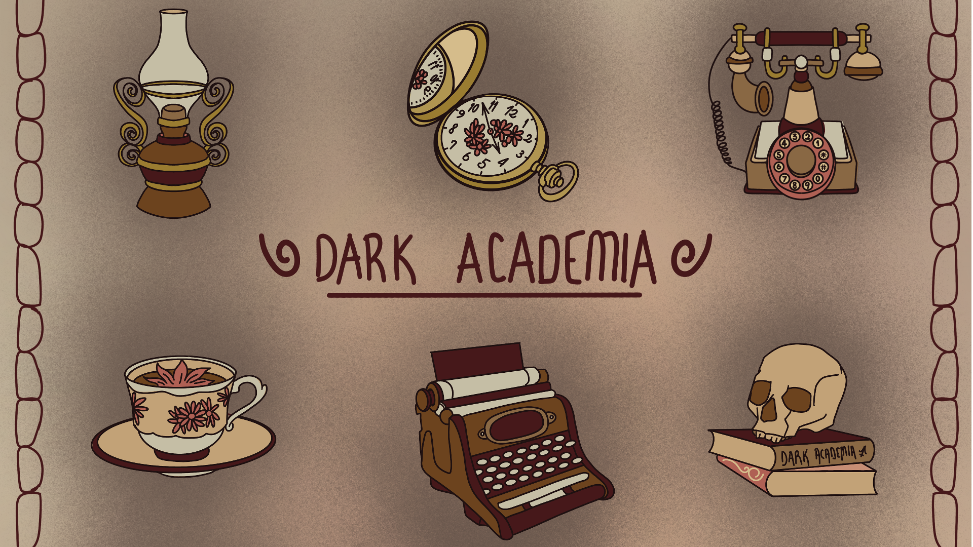 Dark Academia Stickers for Sale  Dark academia aesthetic wallpaper laptop, Dark  academia aesthetic, Aesthetic stickers