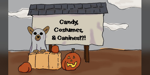 Cover image for Candy, Costumes, & Canines?!?