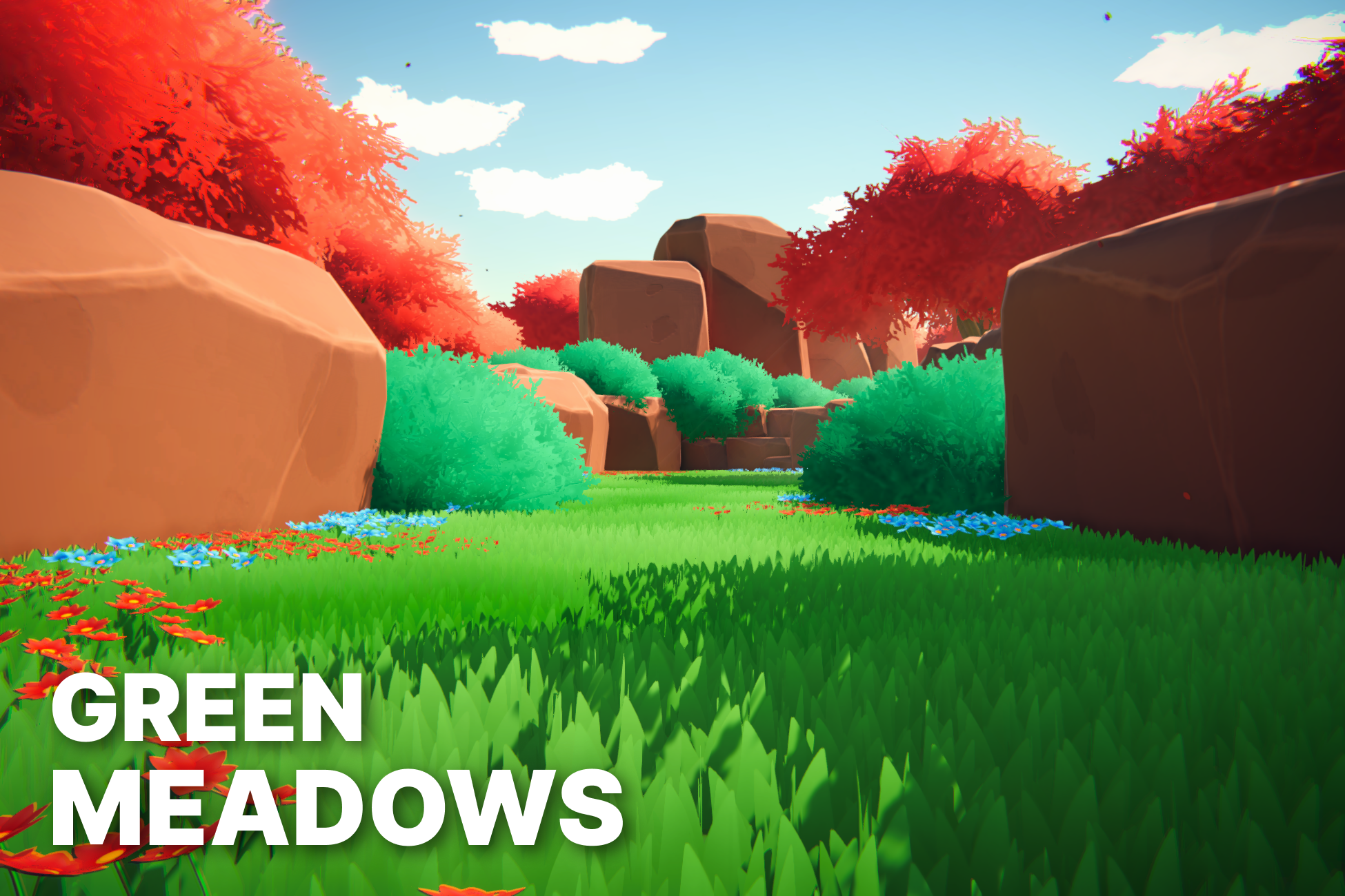 Green Meadows - Stylized Game Environment