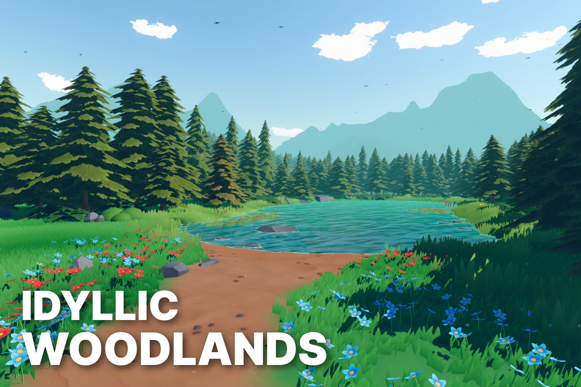 Idyllic Woodlands - Stylized Environment for Unity