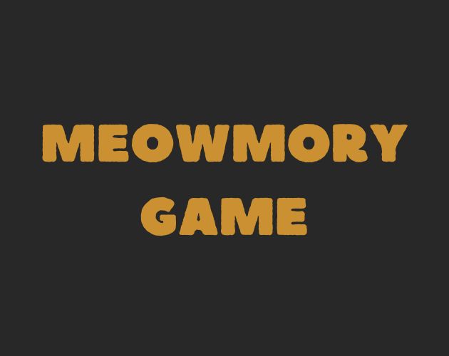 Meowmory Game
