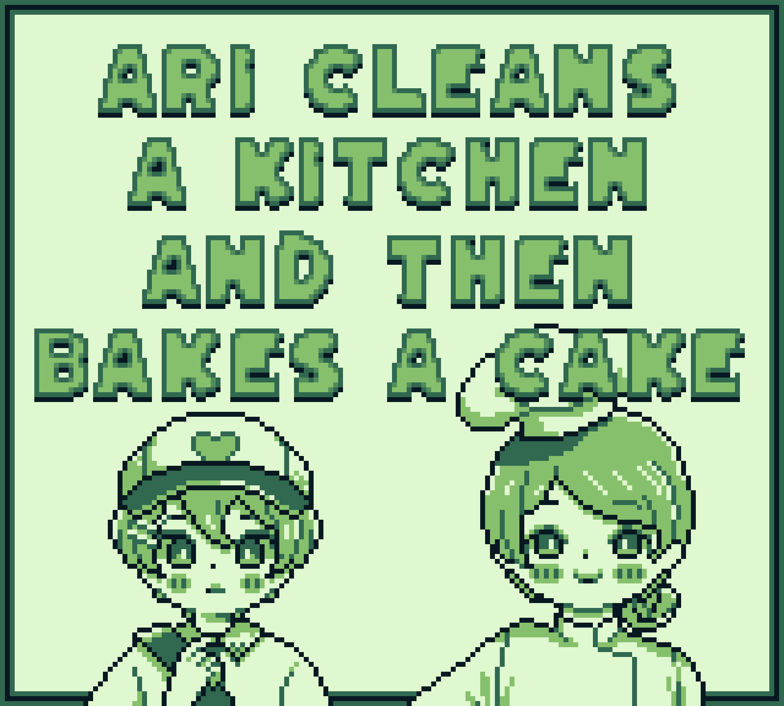 Cover image for Ari cleans a kitchen and then bakes a cake