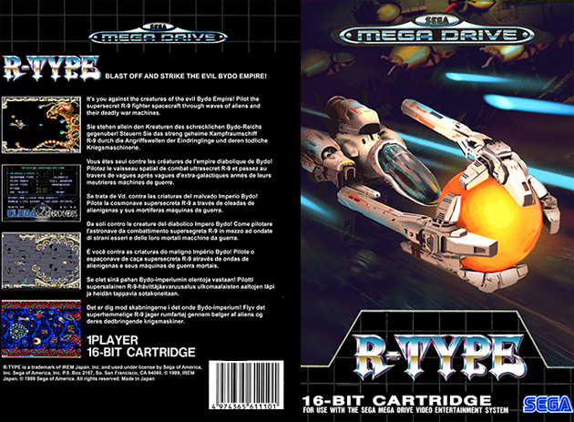 R type on sale mega drive