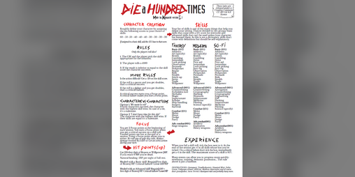 Cover image for DIE A HUNDRED TIMES
