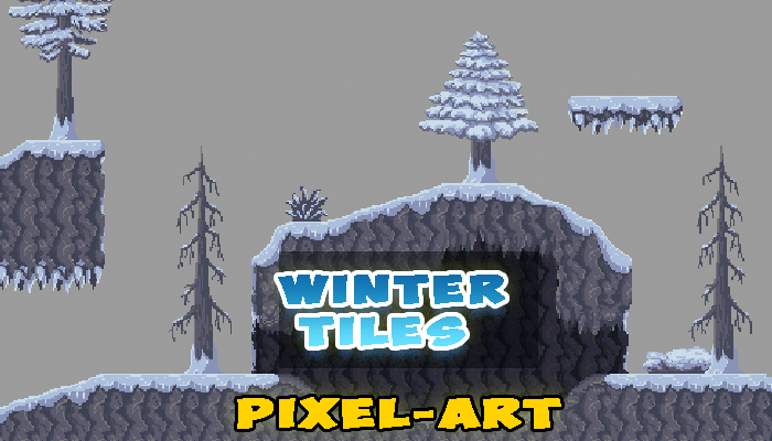 Snow Tiles Pixel Art By Kris Way Snow Tiles Pixel Art By Kris Way