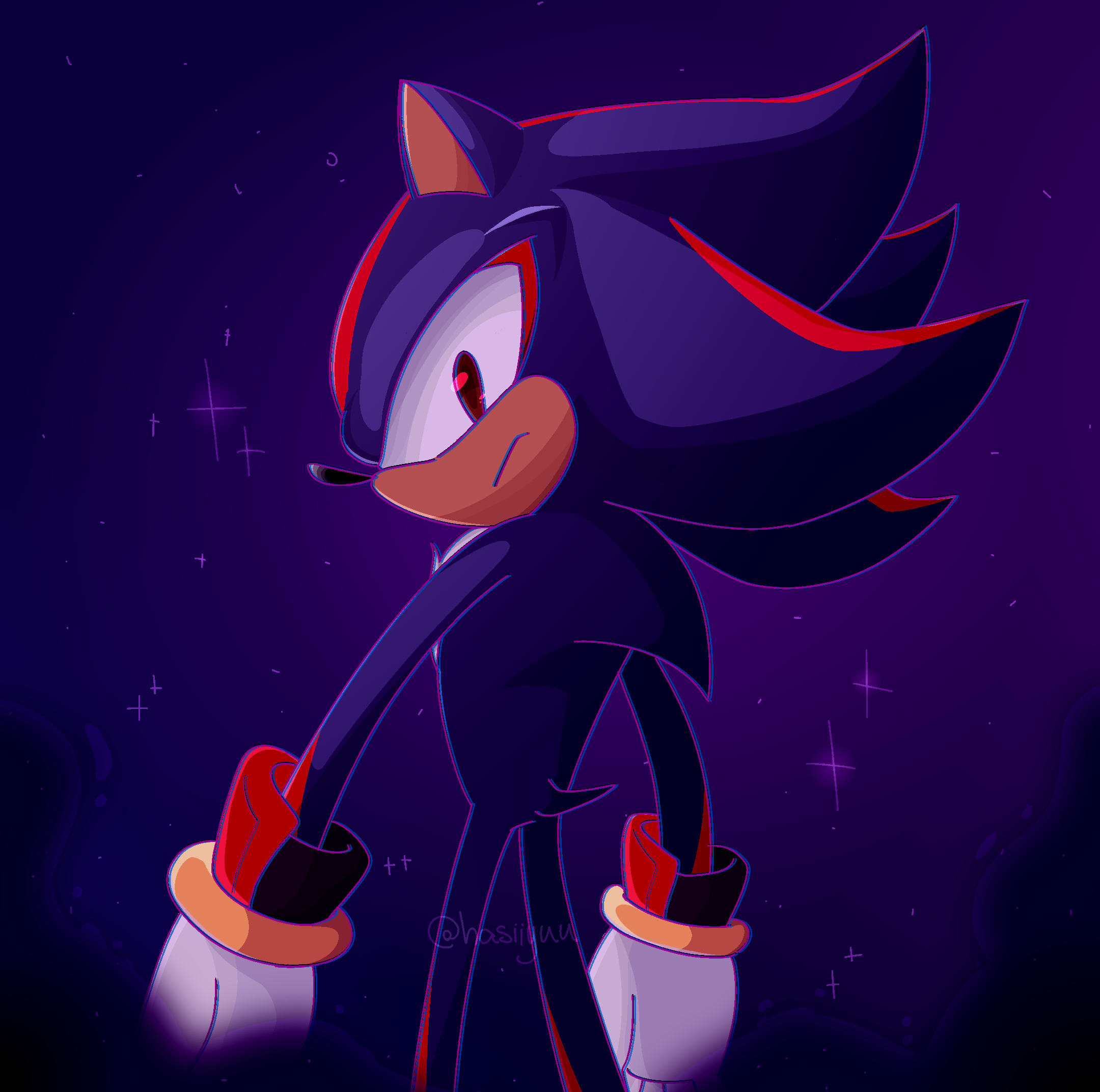 Fan Art: Dark Sonic  Sonic the Hedgehog! Amino